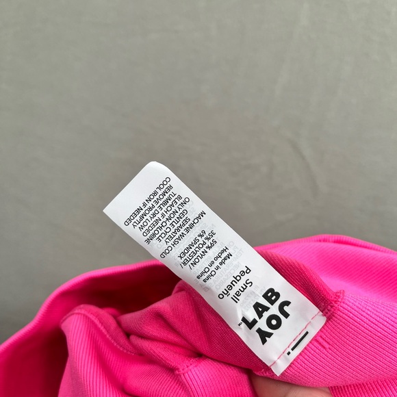 Womens Joy Jab Hot Pink Nylon Blend Athletic Leggings Size S - Picture 6 of 8